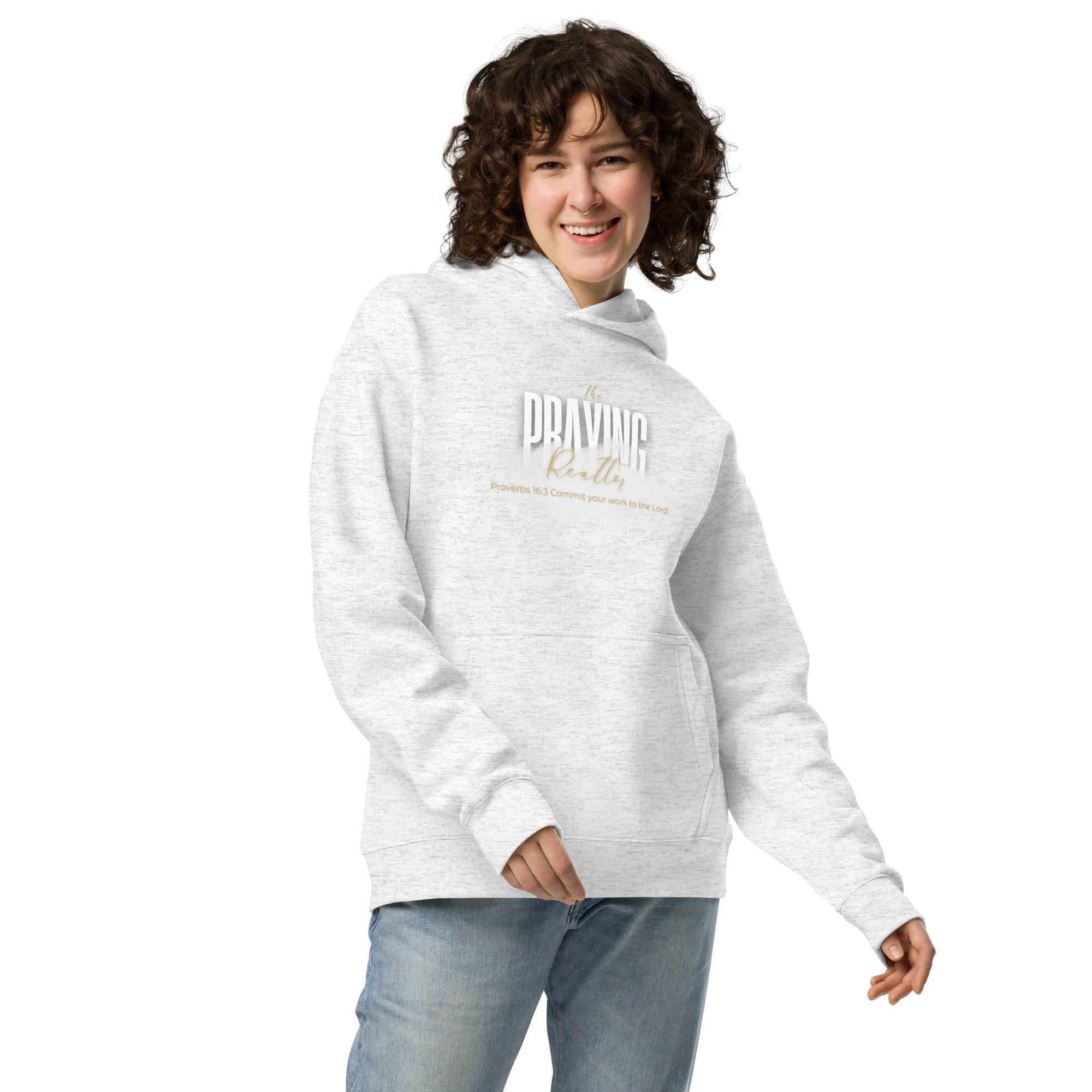 THE REALTOR THAT PRAYS Unisex Oversized Hoodie
